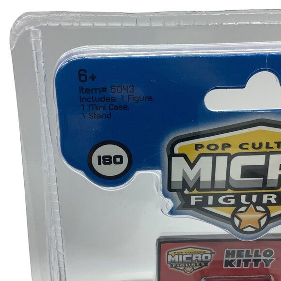 Hello Kitty Worlds Smallest Pop Culture Micro Figure Mini Case & Stand NEW #5043 - Picture 2 of 6